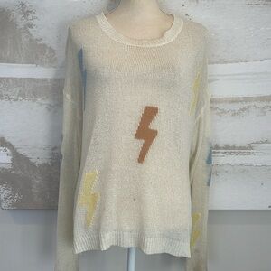 STORIA Lightening Bolt Sweater